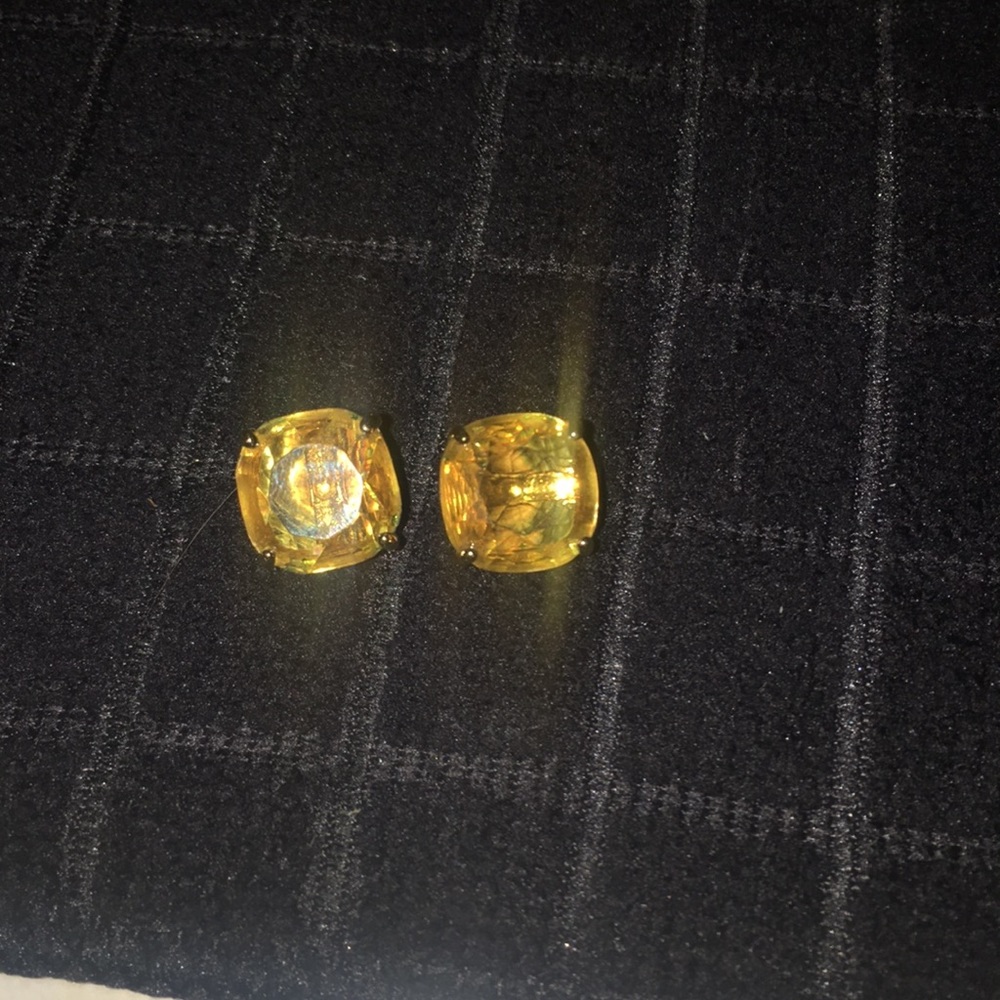 Kate Spade Small Square Studs in Gold